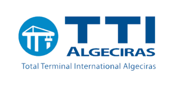 Logo de Total Terminal International Algeciras en caso de éxito de gestión de mantenimiento con DIMO Maint MX